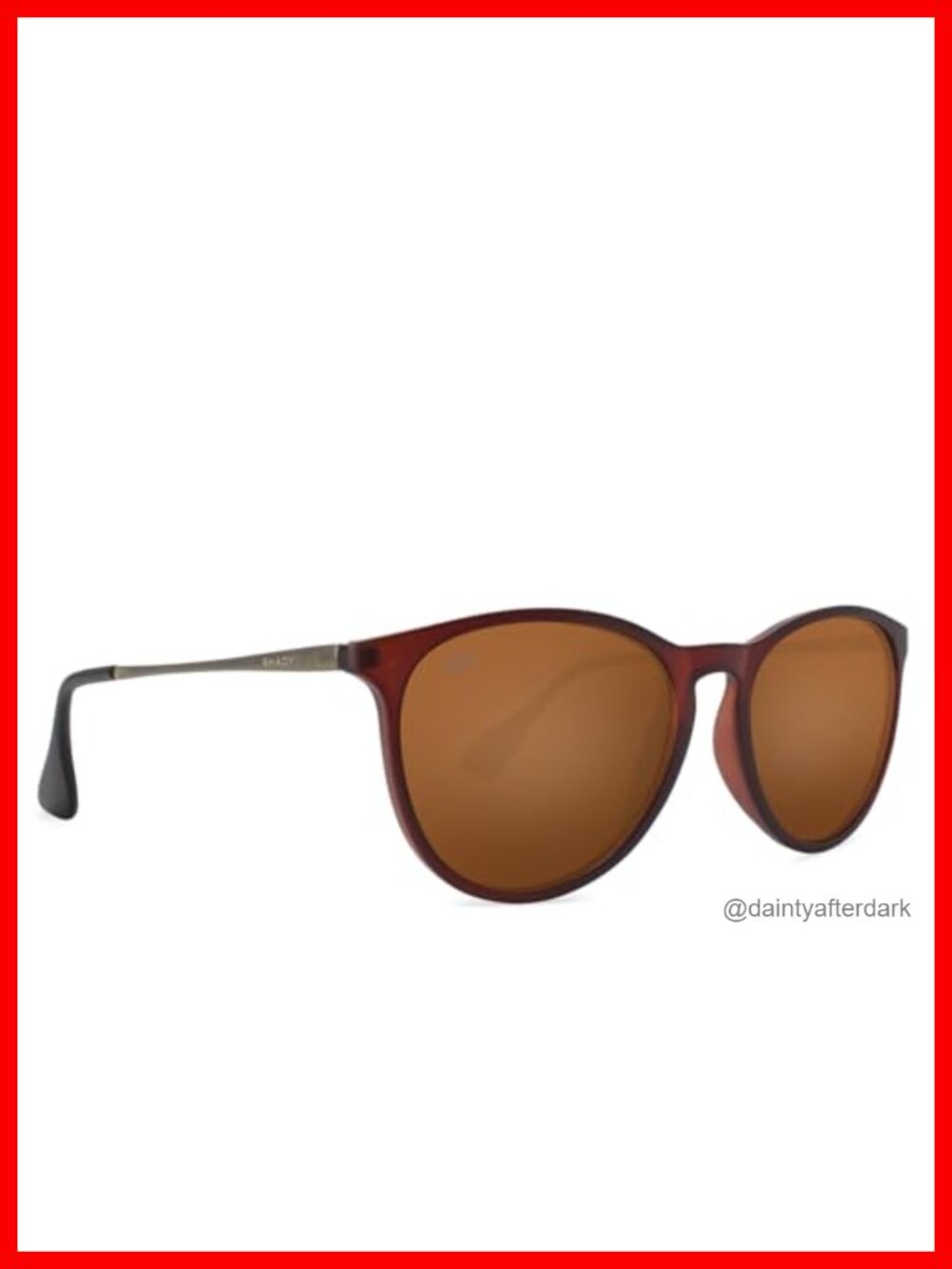 Polarized Lightweight Round Sunglasses UV Protection for Women